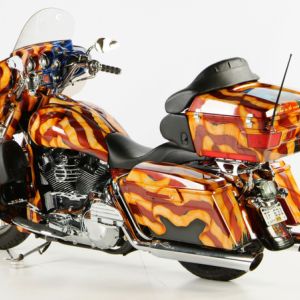 Custom Airbrushing on Motorcycle racine wi